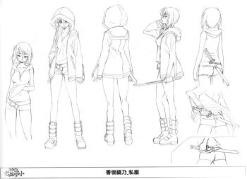 1girl code_geass code_geass:_boukoku_no_akito kousaka_ayano official_art reference_sheet tagme