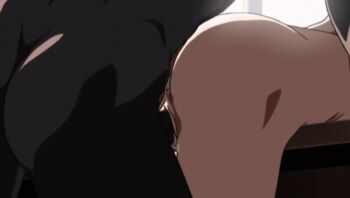 00s 1boy 1girl 2004 animated animated_gif anus ass black_gate black_gate_kan_in_no_gakuen blonde_hair blush breasts classroom closed_eyes curtains dark_skin doggystyle glasses golem grope_from_behind groping groping_breast long_hair lowres medium_breasts mizuki_komiyama monster nipples nude on_table pale_skin penis pussy pussy_juice rape school sex sex_from_behind table tagme un_(black_gate) window