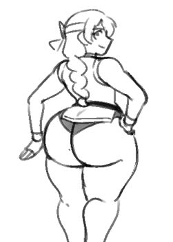 1girl ass braid braided_ponytail dougi female_focus from_behind gloves hairband huge_ass karate_gi long_hair looking_back mole mole_on_ass no_pants panties royalmilk20 skirt smile standing the_king_of_fighters thick_thighs thighs underwear vexwarlock yuri_sakazaki