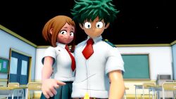 1boy 2girls 3d age_difference ahegao animated assisted_sex blue_hair blush_stickers boku_no_hero_academia brown_eyes brown_footwear brown_hair chair chalkboard classroom clothed_female_nude_female clothed_male_nude_female desk eri_(boku_no_hero_academia) eri_(my_hero_academia) flat_chest freckles from_above gravity green_eyes green_hair hetero high_heels horn horns indoors lifting_another&#039;s_clothes lifting_person loafers loli long_hair lowres mary_janes midoriya_izuku miniskirt moaning multiple_girls necktie nude pantyhose penis pointing ponchi red_eyes red_footwear running_bond school school_chair school_desk school_uniform sex sexual_coaching shoes sidelocks single_horn skinny skirt sliding_doors slip-on_shoes small_areolae small_nipples sound spiked_hair suspended_congress tagme teamwork tongue tongue_out uncensored uraraka_ochako vaginal video waist_grab white_hair wooden_floor