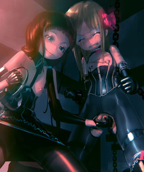 1=2 1boy 1girl age_difference ball_busting bdsm black_choker black_corset black_dress black_gloves black_pantyhose black_sleeves blonde_hair blue_eyes blue_eyeshadow blunt_bangs blush bow bowtie brother_and_sister brown_hair caressing_testicles cbt chain chained chastity_cage chastity_cage-belt choker clenched_hands clenched_teeth closed_eyes clothing_cutout commission corset crossdressing crossdressing_(mtf) crotch_cutout crying cuffs detached_sleeves dress elbow_gloves eyeshadow femdom flaccid flat_chest furrowed_brow gloves hair_bow hair_ornament hand_up hetero highres holding_chastity_cage incest indoors kneeling latex lipstick long_hair long_sidelocks looking_at_another makeup mixed-language_commentary nipple_chain nipple_piercing nipple_rings nipples onee-shota orgasm_denial original pantyhose penis piercing pink_bow raised_eyebrows red_lips restrained ring_piercing sadism shota siblings sidelocks small_penis smile spread_legs teeth testicle_grab testicles thigh_strap trap uncensored whip_marks white_trim