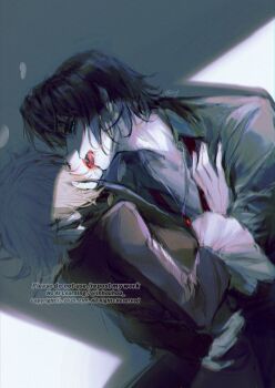 1boy 1girl athrun_zala blonde_hair blue_hair brown_jacket cagalli_yula_athha closed_mouth couple french_kiss frilled_sleeves frills gem green_eyes grey_jacket gundam gundam_seed hair_between_eyes hetero inhouhou jacket jewelry kiss necklace open_mouth red_gemstone shirt short_hair signature tongue twitter_username upper_body white_shirt