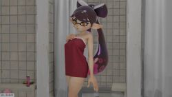 +_+ 1boy 1girl 3d animated ass bouncing_breasts breasts callie_(splatoon) cum cum_in_pussy earrings ejaculation from_behind hetero inkling jewelry jos_bobot large_breasts nintendo nipples nude penis pointy_ears reverse_cowgirl_position sex shower_(place) splatoon_(series) straddling tagme tentacle_hair towel undressing vaginal video yellow_eyes