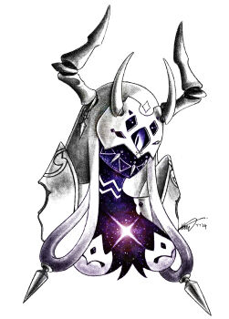 1girl breasts commentary dated dress english_commentary fire_emblem fire_emblem_heroes ginnungagap_(fire_emblem) highres horns kastillia looking_at_viewer medium_breasts nintendo one-eyed signature solo tentacle_hair traditional_media white_background white_dress white_eyes white_hair white_mask