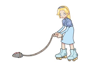 1girl absurdres animal blonde_hair blue_dress blush_stickers commentary dress english_commentary hedgehog highres leash long_hair maria_robotnik novika roller_skates scene_reference shadow_the_hedgehog simple_background skates sonic_(live_action) sonic_(series) sonic_the_hedgehog_3_(movie) white_background