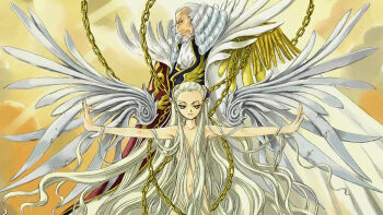 00s 2boys chain charles_zi_britannia clamp code_geass male_focus multiple_boys trap v.v. wings