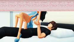 1boy 1girl 3d anal animated ass avatar:_the_last_airbender avatar_legends bent_over black_hair blue_eyes blush china_dress chinese_clothes clothed_sex dress hetero high_heels indoors katara loli no_panties penis ponchi sex sex_from_behind side_slit tagme video