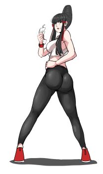 1girl absurdres ass breasts escape1111 highres large_breasts long_hair mishima_kazumi_(tekken) namco tekken