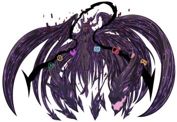 Rule 34 | 1girl, digimon, digimon universe: appli monsters, dragon, guessok5598, horns, leviathan (digimon), looking at viewer, nude, open mouth, transparent background