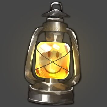 absurdres glowing highres himochuu lantern no_humans noob_(roblox) object_focus roblox smiley_face still_life