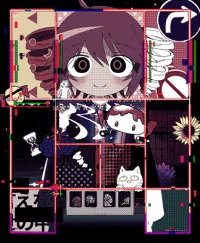 1girl ahoge blush cat censored censored_text character_censor collage copyright_request digital_dissolve drill_hair empty_eyes flower fukkireta grid hair_between_eyes highres hito_mania_(utau) hourglass iwashi_ga_tsuchi_kara_haetekuru_n_da_(utau) kasane_teto kasane_teto_(utau) kuronuri_sekai_ate_shokan_(utau) looking_at_viewer migi_ni_ma_gaaru_(utau) novelty_censor override_(synthesizer_v) pixelated red_eyes red_hair ringed_eyes road_sign shirt sign smile solo straight-on sunflower train_station twin_drills utau yatsuhashi_pork yoshiwara_lament_(utau)