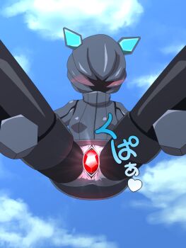 00s blush cloud day kupaa neuroi neuroi_girl no_humans oedipa panties pantyhose pussy ruby_(gem) sky solo spread_legs spread_pussy strike_witches underwear white_panties world_witches_series