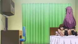 1boy 1girl aftersex all_fours animated apron ass bed bedroom bent_over blue_eyes blush bouncing_breasts breast_press breast_sucking breasts card censored close-up closed_eyes cowgirl_position cum cum_in_pussy drooling ejaculation feet french_kiss from_side girl_on_top gloves grabbing_another's_ass grabbing_another's_breast grinding groping groping_breast hand_on_own_hip hand_on_own_stomach hanging_breasts hariyama_kiriha highres hug huge_ass kiss large_breasts legs licking_nipple looking_at_viewer looking_back lying maid maid_apron maid_headdress missionary moaning multiple_views navel nipple_stimulation nipples nude open_mouth orgasm penis penis_grab pubic_hair purple_hair pussy sex sideboob sitting sleeping sleeveless smile solo sound spread_legs straddling sweat tagme thighhighs thighs tongue tongue_out tsun_tsun_maid_wa_ero_ero_desu vaginal video x-ray