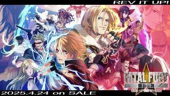 6+boys andy_bogard b._jenet belt billy_kane black_gloves black_hair black_jacket black_pants blonde_hair blue_eyes bomber_jacket breast_zipper breasts brown_eyes brown_hair cleavage cropped_jacket dobok fatal_fury fatal_fury:_city_of_the_wolves fingerless_gloves fire folded_fan folding_fan formal_clothes futaba_hotaru gato_(snk) gloves hand_fan high_ponytail highres hokutomaru holding holding_fan jacket kain_r_heinlein kevin_rian kim_dong_hwan large_breasts leather leather_pants long_hair long_sleeves looking_at_viewer luchador luchador_mask marco_rodrigues mask multiple_boys multiple_girls navel official_alternate_costume official_art pants partially_unzipped ponytail preecha_(fatal_fury) print_jacket purple_fire red_eyes rock_howard shiranui_mai short_hair smile snk spandex standing suit taekwondo terry_bogard tizoc_(snk) white_suit wrestler wrestling