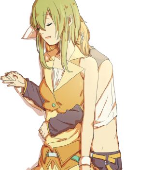 Rule 34 | 2girls, arm warmers, black arm warmers, black shorts, blonde hair, closed eyes, commentary request, detached sleeves, green hair, green skirt, green vest, gumi, hug, hug from behind, kagamine rin, medium hair, multiple girls, shirt, short hair, shorts, simple background, skirt, tearing up, vest, vocaloid, white background, white shirt, wounds404, yuri