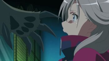 1boy 1girl animated animated_gif bouncing_breasts breasts breasts_out claws large_breasts nipples queen's_blade queen's_blade_grimoire shirt tearing_clothes tears torn_clothes torn_shirt wolf zara_(queen's_blade)