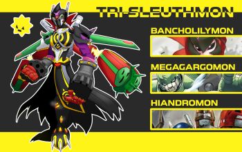 Rule 34 | andromon, bancholilimon, claws, digimon, fusion, gloves, highres, mask, saintgalgomon, spikes