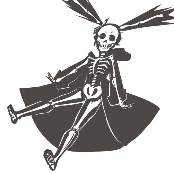 davewaterfalls electrocution female_robin_(fire_emblem) fire_emblem fire_emblem_awakening nintendo robe simple_background skeleton twintails