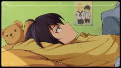 2016 2boys aged_down amv animated anime_screenshot audible_music birthday black_hair blonde_hair blue_eyes blush cake child chocolate closed_eyes collared_shirt comforting crying day embarrassed facepaint fcc_(fengcheche) field flower flower_field food gift green_eyes hair_between_eyes hyakuya_mikaela hyakuya_yuuichirou kiss male_focus mascot_costume medium_hair messy_hair multiple_boys music music_video nervous official_style owari_no_seraph photo_(object) playing running sailor_collar shirt smile sound stuffed_animal stuffed_toy suspenders tagme teddy_bear video white_shirt window