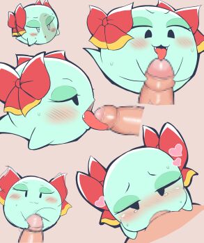 1boy 1girl :3 blush boo_(mario) bow bow_(paper_mario) censored deepthroat disembodied_penis erection eyelashes fangs fellatio foreskin ghost ghost_girl hair_bow heart hetero highres licking licking_penis mario_(series) mosaic_censoring nintendo open_mouth oral paper_mario paper_mario_64 penis penis_grab penis_silhouette phimosis red_bow rnt_(251139) sequential smile solo_focus spectrophilia sweat tearing_up tongue tongue_out