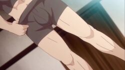 1boy animated bouncing_penis censored erection highres koikishi_purely_kiss male_focus male_underwear male_underwear_pull penis solo sound tagme testicles underwear undressing video