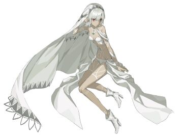 1girl altera_(fate) dark-skinned_female dark_skin fate/extella fate/extra fate_(series) fgolz7l groin high_heels highres red_eyes tagme