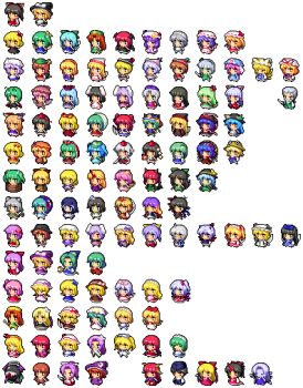 3boys 6+girls absolutely_everyone aki_minoriko aki_shizuha alice_margatroid alice_margatroid_(pc-98) angel asakura_rikako blonde_hair chen chopper_(mizuki_mitsuru) cirno daiyousei demon dual_persona elis_(touhou) ellen_(touhou) elly_(touhou) embodiment_of_scarlet_devil everyone evil_eye_sigma ex-keine flandre_scarlet fujiwara_no_mokou game_sprite gengetsu_(touhou) hakurei_reimu hakurei_reimu_(pc-98) highly_responsive_to_prayers hijiri_byakuren hinanawi_tenshi hong_meiling horns hoshiguma_yuugi houjuu_nue houraisan_kaguya ibuki_suika immaterial_and_missing_power imperishable_night inaba_tewi inubashiri_momiji izayoi_sakuya kaenbyou_rin kagiyama_hina kamishirasawa_keine kana_anaberal karakasa_obake kawashiro_nitori kazami_yuuka kazami_yuuka_(pc-98) kirisame_marisa kirisame_marisa_(pc-98) kisume kitashirakawa_chiyuri koakuma kochiya_sanae komeiji_koishi komeiji_satori konngara_(touhou) konpaku_youki konpaku_youmu kotohime_(touhou) kumoi_ichirin kurodani_yamame kurumi_(touhou) letty_whiterock lily_black lily_white lotus_land_story louise_(touhou) luna_child lunasa_prismriver lyrica_prismriver mai_(touhou) maid medicine_melancholy meira_(touhou) merlin_prismriver mima_(touhou) mizuhashi_parsee morichika_rinnosuke moriya_suwako mountain_of_faith mugetsu_(touhou) multiple_boys multiple_girls murasa_minamitsu mystia_lorelei mystic_square nagae_iku nazrin okazaki_yumemi onozuka_komachi orange_(touhou) patchcon patchouli_knowledge perfect_cherry_blossom phantasmagoria_of_dim.dream phantasmagoria_of_flower_view pixel_art red_eyes reisen reisen_udongein_inaba reiuji_utsuho remilia_scarlet rika_(touhou) rumia ruukoto saigyouji_yuyuko sara_(touhou) sariel_(touhou) scarlet_weather_rhapsody shameimaru_aya shiki_eiki shingyoku_(male) shingyoku_(touhou) shinki_(touhou) silent_sinner_in_blue single_horn sprite_sheet star_sapphire story_of_eastern_wonderland subterranean_animism sunny_milk tatara_kogasa team_shanghai_alice the_story_of_eastern_wonderland tokiko_(touhou) toramaru_shou touhou touhou_(pc-98) touhou_bougetsushou transparent_background umbrella undefined_fantastic_object watatsuki_no_toyohime watatsuki_no_yorihime wings witch wriggle_nightbug yagokoro_eirin yakumo_ran yakumo_yukari yasaka_kanako yuki_(touhou) yumeko_(touhou)