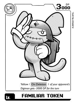 Rule 34 | artist name, backpack, bag, cendrillmon, cendrillmon's mouse, digimon, digimon card game, english text, helmet, mouse, token (tcg)