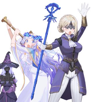 3girls bei_chelun_de_daquan_yangcong_anakin doll_joints duchess_(elden_ring) elden_ring elden_ring_nightreign highres joints multiple_girls recluse_(elden_ring) revenant_(elden_ring) simple_background white_background