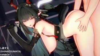 Rule 34 | 1boy, 1girl, 3d, :o, abs, absurdly long hair, against glass, against wall, animated, arknights, arknights: endfield, ass, ass ripple, ass shake, back, backless outfit, bare back, bare shoulders, bent over, black hair, blinking, blue hair, bottomless, bouncing ass, bouncing breasts, braid, breasts, breasts out, breath, chinese clothes, clenched hands, clenched teeth, closed mouth, clothed female nude male, completely nude, cum, cum in pussy, cum overflow, cumdrip, deep penetration, deep skin, detached sleeves, diamond-shaped pupils, diamond (shape), doggystyle, dragon girl, dragon horns, dragon tail, dress, eyelashes, from above, from behind, from side, grabbing another's ass, grabbing from behind, gradient hair, green eyes, groping, hair intakes, hair ornament, half-closed eyes, hands on another's ass, hanging breasts, head down, head tilt, hime cut, horns, indoors, jiggle, koikatsu (medium), large breasts, large tail, long hair, long sleeves, looking at another, looking back, looking to the side, looking up, multicolored eyes, multicolored hair, muscular, muscular male, navel, nipples, nude, one eye closed, open clothes, open dress, open mouth, orange eyes, partially undressed, penis, pointy ears, red hair, red horns, ringed eyes, sex, sex from behind, shinaosumata, sidelocks, standing, symbol-shaped pupils, tagme, tail, tail raised, teeth, thighs, toned, toned back, toned female, tongue, very long hair, video, wince, zhuang fangyi (arknights)