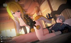 1boy 1girl 3d animal_ears animated artist_name blonde_hair blush bottomless bouncing_breasts breasts colored_inner_hair cum cum_in_pussy doridoriko ejaculation femdom girl_on_top green_eyes grey_hair hetero highres indoors jacket ju_fufu koikatsu_(medium) loli lying misuzugon moaning multicolored_hair naked_jacket nipples on_back on_bed open_clothes open_jacket open_mouth pillow rape raytracingva_18_(voice_actor) reverse_cowgirl_position sex sex_from_behind sleep_molestation small_breasts sound straddling surprised tagme tail tiger_ears tiger_girl tiger_tail two-tone_hair vaginal video waking_up white_hair wise_(zenless_zone_zero) zenless_zone_zero
