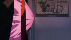 animated battle cookie destruction explosion food glasses kashima_(sakamoto_days) running sakamoto_days sakamoto_taro sakamoto_taro_(skinny) smile sound tagme train video