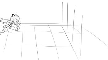 animated animated_gif digimon digimon_(creature) jellyfish_girl jellymon madleomon monster_girl popsicleanimations running tentacle_hair tentacles