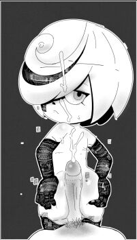 1boy 1girl 2022 20s :&lt; age_difference artificial_intelligence ass ass_grab bare_back bare_shoulders buttjob completely_nude cum cum_on_body dogmalord ejaculation erection faceless faceless_male facial from_behind frown grey_background greyscale hands_on_own_ass hetero highres large_penis loli looking_at_viewer looking_back mature_male monochrome nude older_male_and_younger_female orgasm penis penis_on_ass pov pov_crotch pubic_hair sage_(sonic) sega sex sex_from_behind short_hair size_difference solo_focus sonic_(series) sonic_frontiers veins veiny_penis