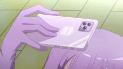 animated anime_screenshot bouncing_breasts breasts cellphone highres koga_konoha kusagakure_satoko ninja_to_koroshiya_no_futarigurashi nipples nude nude_filter orange_scarf phone pussy scarf side_ponytail smartphone sound tagme third-party_edit uncensored video