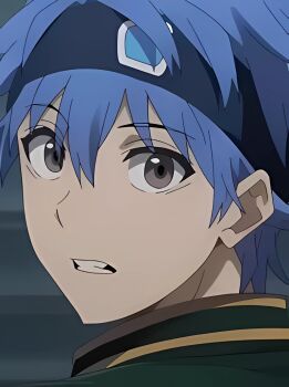 1boy blue_hair dead_account enishiro_souji grey_eyes