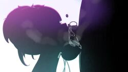 1boy 1girl adore_for animated close-up cum cum_in_mouth dc_comics deepthroat fellatio hairdressing harley_quinn harley_quinn_(suicide_squad_isekai) hetero large_penis looping_animation oral penis shadow short_hair short_twintails simple_background suicide_squad_isekai tagme testicles throat_bulge twintails video white_background