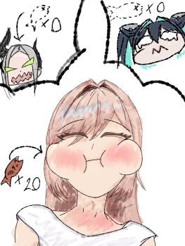 1girl goddess_of_victory:_nikke hair_intakes highres leviathan_(nikke) little_mermaid_(nikke) long_hair non-web_source only_one_(nikke)