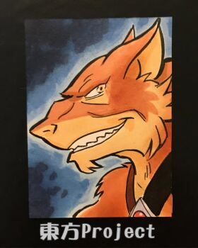 1980s_(style) from_side furry highres jackal jackal_boy jackalman_(thundercats) oldschool retro_artstyle thundercats touhou