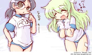 00s behoimi buruma gym_uniform media_(pani_poni) oekaki pani_poni_dash! sportswear twintails