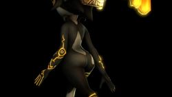 10s 1girl 3d animated arm_tattoo ass ass_focus ass_shake back black_background colored_skin female_focus glowing glowing_tattoo grey_skin headpiece highres jiggle long_hair looping_animation mask medium_hair midna multicolored_skin nintendo orange_hair pointy_ears prehensile_hair resized simple_background solo tattoo the_legend_of_zelda the_legend_of_zelda:_twilight_princess two-tone_skin upscaled video walking video wide_hips