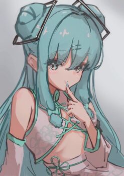 1girl china_dress chinese_clothes double_bun dress full_body hair_bun hatsune_miku highres long_hair lying purple_hair ranma_1/2 red_dress red_eyes shampoo_(ranma_1/2) shoes short_dress side_slit sidelocks solo