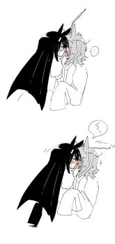 ! 2girls absurdres agnes_tachyon_(umamusume) ahoge animal_ears closed_eyes expressive_hair gachitamago grabbing_another's_face hand_on_another's_face head_grab highres horse_ears horse_girl horse_tail kiss long_hair manhattan_cafe_(umamusume) motion_lines multiple_girls puffy_short_sleeves puffy_sleeves short_hair short_sleeves sleeves_past_fingers sleeves_past_wrists spoken_exclamation_mark tail translation_request umamusume very_long_hair