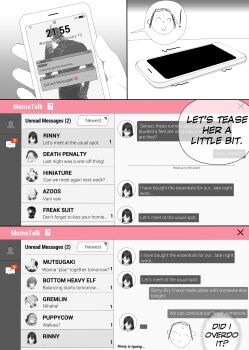 ... 2boys 6+girls absurdres ako_(blue_archive) anger_vein aoi_(blue_archive) azusa_(blue_archive) black_suit blue_archive cawl cellphone chat_log closed_eyes doodle_sensei_(blue_archive) english_text formal_clothes glasses highres hina_(blue_archive) holding holding_phone koharu_(blue_archive) koyuki_(blue_archive) multiple_boys multiple_girls muscular muscular_male phone rin_(blue_archive) selfie sensei_(blue_archive) smartphone speech_bubble suit sweatdrop user_interface