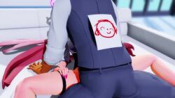 1boy 1girl 3d ahegao animated black_choker black_horns black_skirt blue_archive blue_pants blue_vest blush bouncing_breasts bracelet breasts censored choker cleavage closed_eyes clothed_sex cum cum_in_pussy deep_penetration doodle_sensei_(blue_archive) double_bun ejaculation fake_horns feet female_ejaculation fingernails french_kiss full-face_blush gold_bracelet gyaru hair_bun hairband halo head_back hetero horn_hairband horns indoors jewelry kaotaro12 kirara_(blue_archive) kiss large_breasts leg_lock leg_wrap legs_up long_fingernails long_hair loose_necktie lying missionary moaning mosaic_censoring nail_polish necktie on_back open_mouth pants penis pink_hair pink_halo pink_nails red_eyes ring rolling_eyes sensei_(blue_archive) sex shirt skirt smile socks sound spread_legs sweat tagme testicles thigh_strap thighs vest video voice_actor white_shirt white_socks wide-eyed x-ray