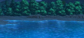 caustics forest game_cg lake nature night no_humans non-web_source official_art outdoors scenery touhou touhou_gensou_eclipse tree water