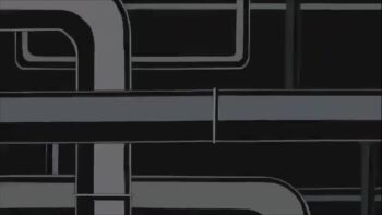 animated anime_screenshot audible_speech chinko_drill cum dead_leaves drill ejaculation english_audio industrial_pipe production_ig sound tagme video