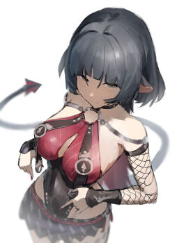 1girl absurdres animal_ears bare_shoulders black_hair black_one-piece_swimsuit black_sarong breasts commentary_request fishnet_sleeves fishnets highres jane_doe_(nocturne_of_light)_(zenless_zone_zero) jane_doe_(zenless_zone_zero) large_breasts long_hair mouse_ears mouse_girl mouse_tail multicolored_hair official_alternate_costume one-piece_swimsuit red_hair red_one-piece_swimsuit sarong simple_background solo swimsuit tail tsubakuro31 two-tone_hair two-tone_one-piece_swimsuit very_long_hair white_background zenless_zone_zero