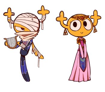 bdsm bondage bound commentary_request cosplay harp instrument korean_commentary nintendo penny_fitzgerald princess_zelda princess_zelda_(cosplay) ri_maua sheik sheik_(cosplay) surcoat the_amazing_world_of_gumball the_legend_of_zelda the_legend_of_zelda:_ocarina_of_time triforce