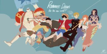 Rule 34 | 2girls, 6+boys, antlers, arms up, bandana, bikini, bikini top only, black suit, blue shorts, cloud, commentary, cropped jacket, cross, crossed arms, denim, formal clothes, franky (one piece), green kimono, hat, highres, hood, horns, jacket, japanese clothes, jeans, kimono, long hair, midriff, monkey d. luffy, multiple boys, multiple girls, nami (one piece), nami (one piece) (return to sabaody), nico robin, nico robin (return to sabaody), one piece, only op2024, pants, pink hat, pink sarong, red shirt, reindeer antlers, roronoa zoro, sanji (one piece), sarong, scar, scar on chest, shirt, short-sleeved jacket, short sleeves, shorts, straw hat pirates, striped bikini, striped clothes, suit, swimsuit, symbol-only commentary, tony tony chopper, twitter username, usopp